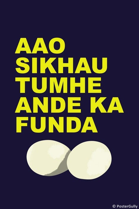 Wall Art, Ande Ka Funda, - PosterGully