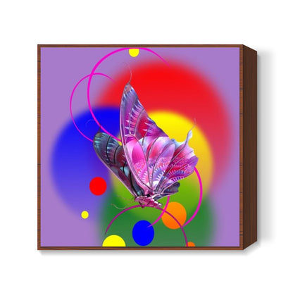 Butterfly in Dream Square Art Prints