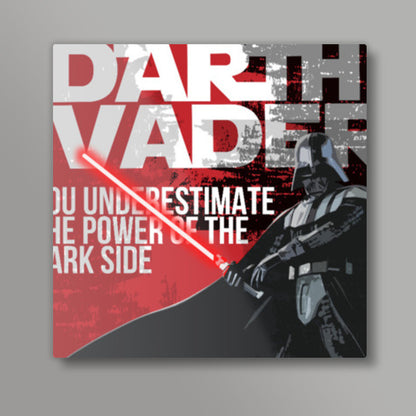 Darth Vader Square Art Print