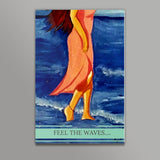 Feel the waves Wall Art