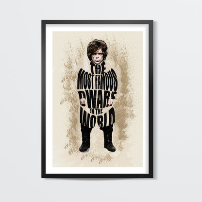 Tyrion The Famous Dwarf Wall Art