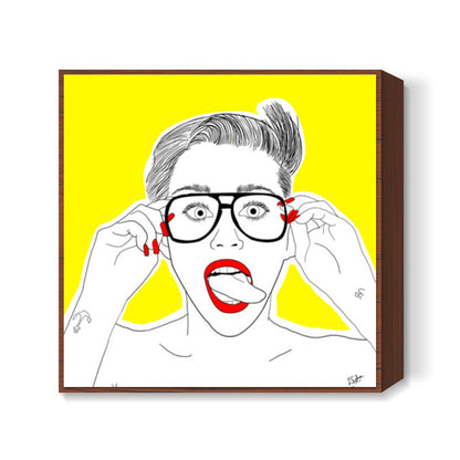 Miley Cyrus Square Art Prints