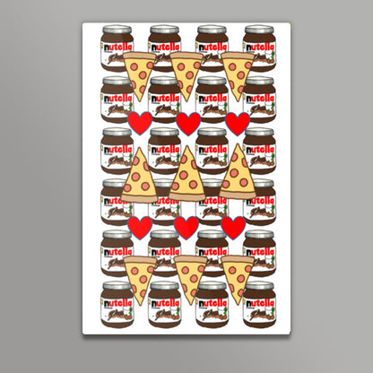 Nutella Pizza Wall Art
