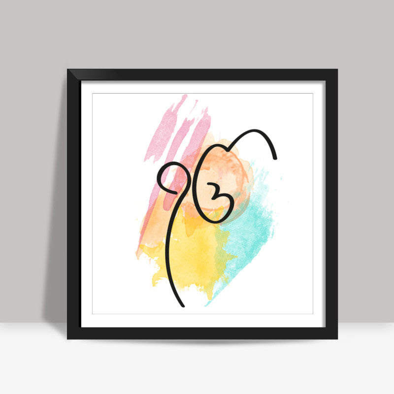 ek onkar Square Art Prints