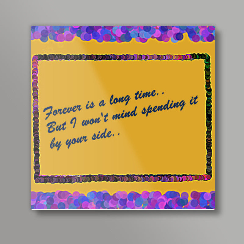 Love Quote Square Art Prints