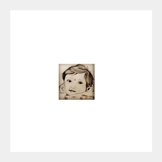 Square Art Prints, innocent smiling baby Square Art Prints