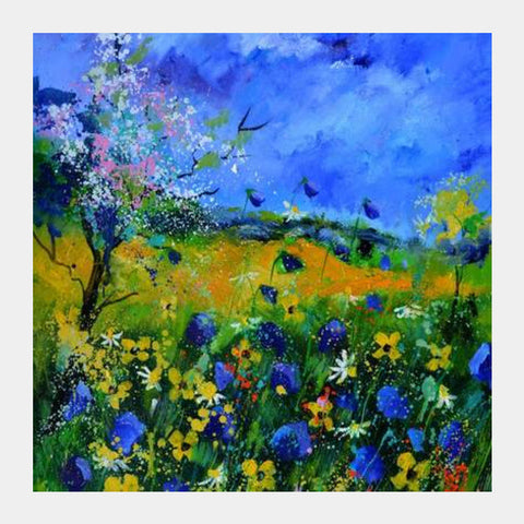 Wild Flowers 677150 Square Art Prints PosterGully Specials