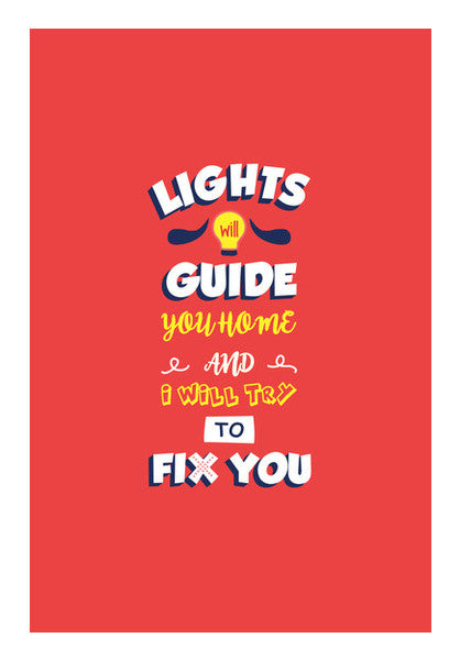 Coldplay Fix You Wall Art