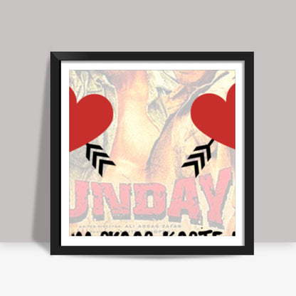 Gunday #yrf Square Art Prints