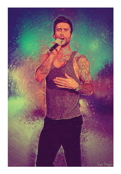 Adam Levine Maroon 5 Painting Wall Art