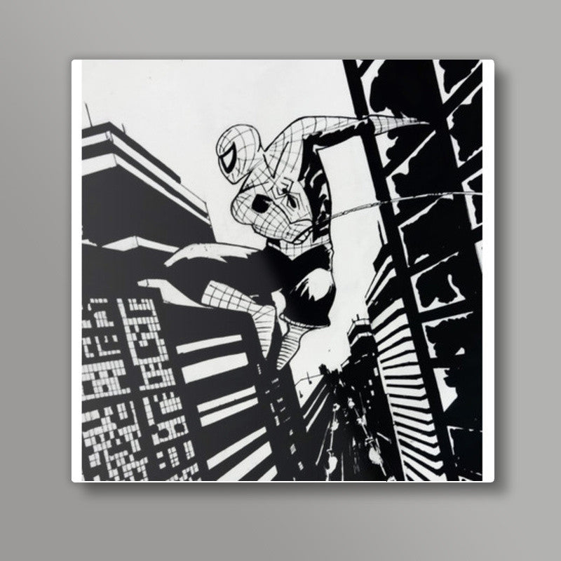 Spiderman Square Art Prints