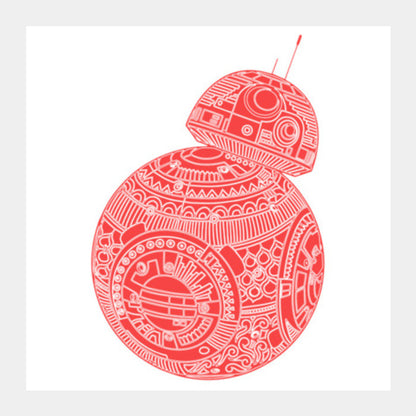 BB8 STAR WARS Square Art Prints