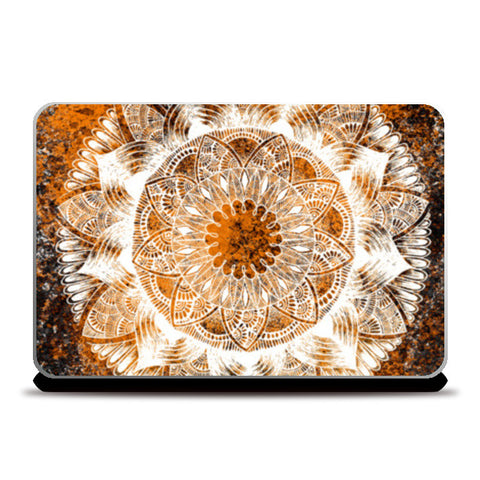 Textured Mandala Laptop Skins