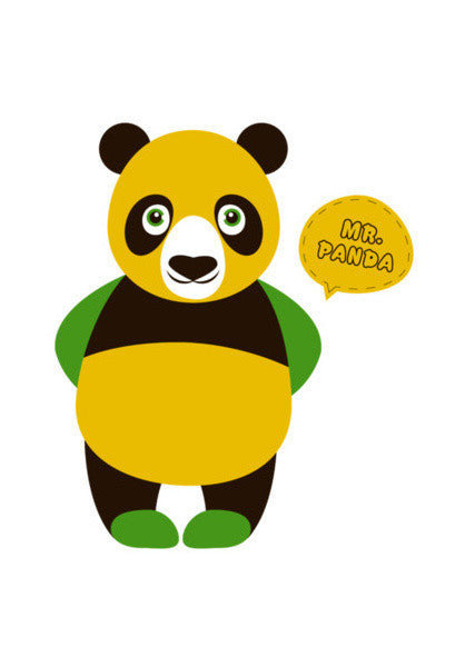 Yellow Panda Funny Art PosterGully Specials