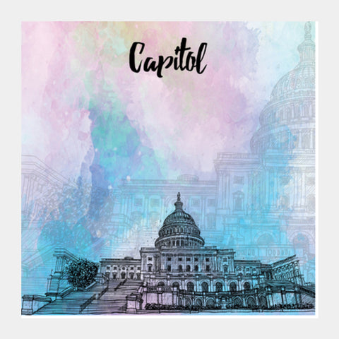 United States Capitol Square Art Prints