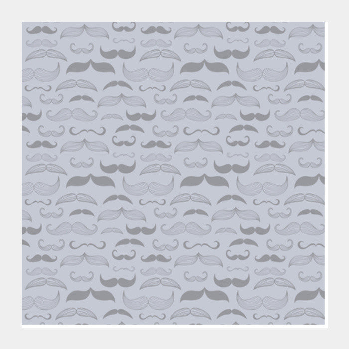 Mustache / Fathers / Best Dad Square Art Prints
