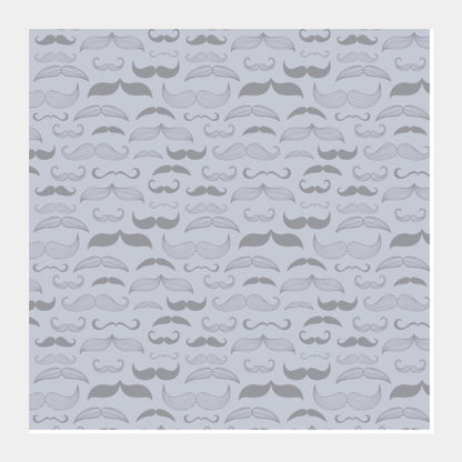 Mustache / Fathers / Best Dad Square Art Prints