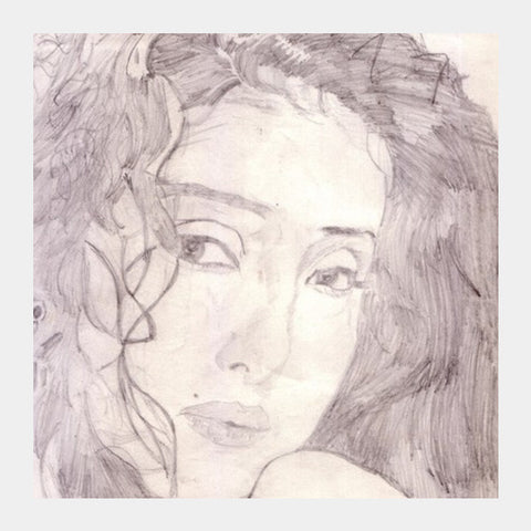 Bollywood star Manisha Koirala excelled in roles that required depth and sensitivity Square Art Prints