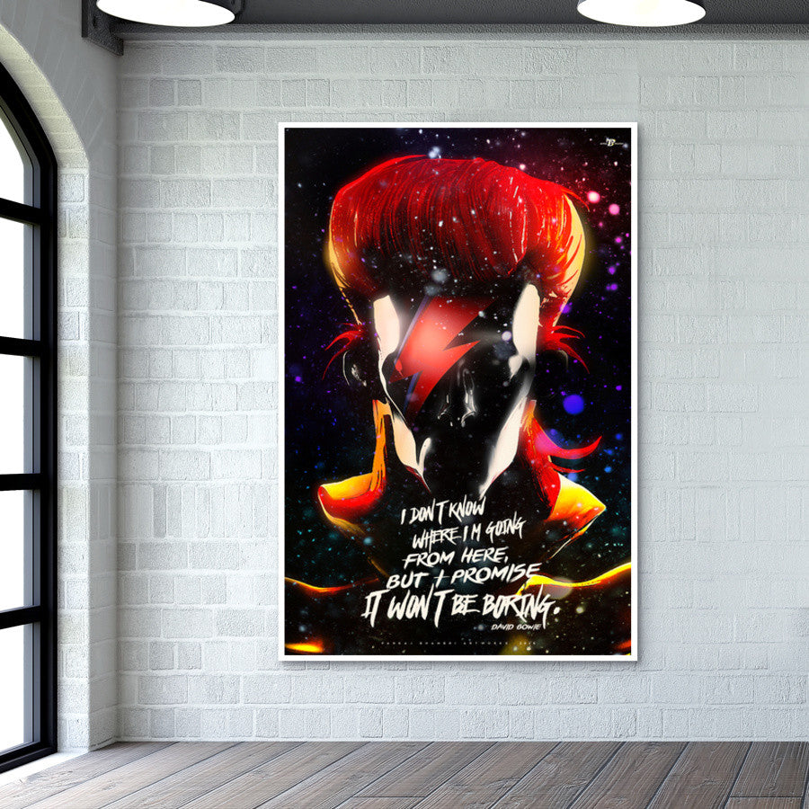 David Bowie Ziggy Stardust Wall Art