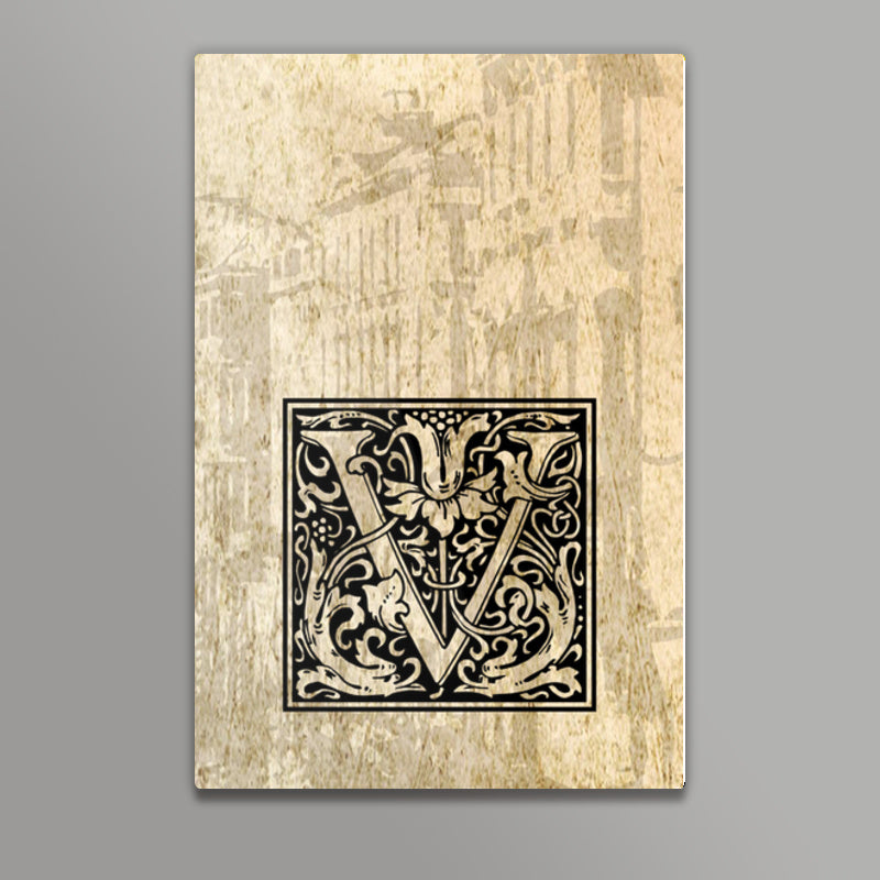 Ornate V Wall Art