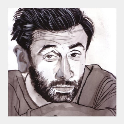 Ranbir Kapoor has the right attitude to make it big Square Art Prints