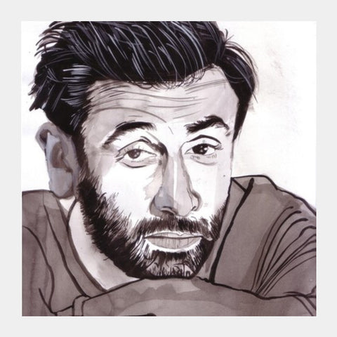 Ranbir Kapoor Has The Right Attitude To Make It Big Square Art Prints PosterGully Specials
