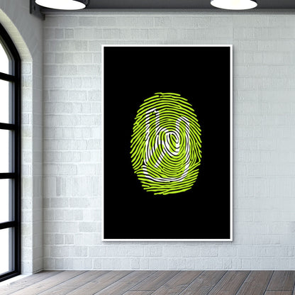 Thumping Rock Green Wall Art