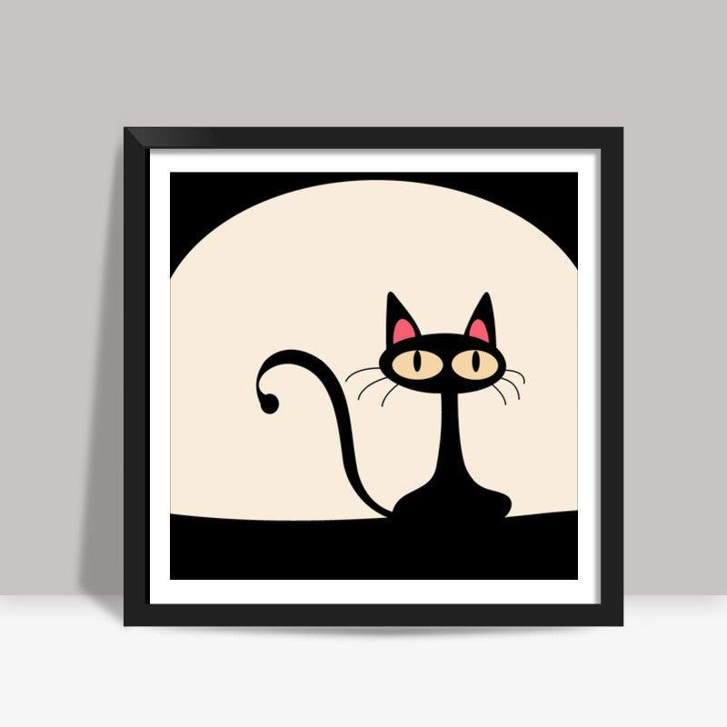 Kitty Square Art Prints