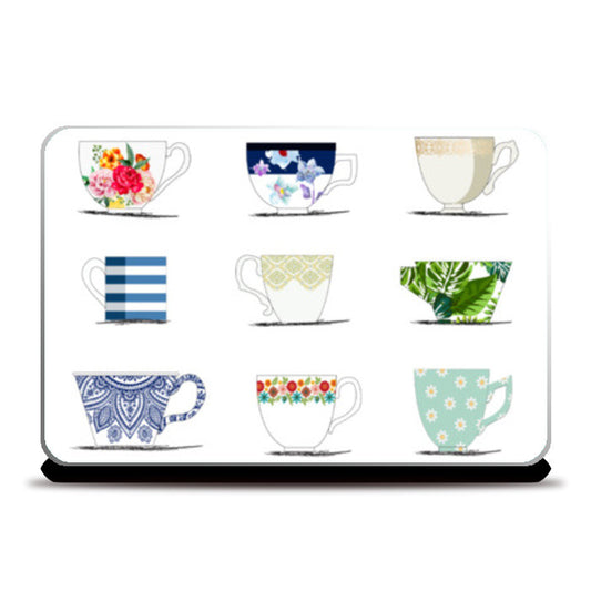 VINTAGE CUPS Laptop Skins