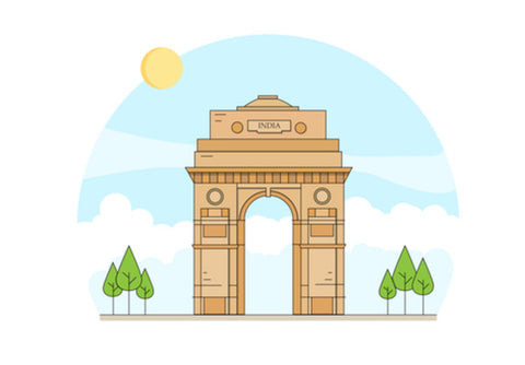 India Gate New Delhi Wall Art