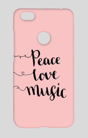 Peace Love Music Redmi Note 5A Cases