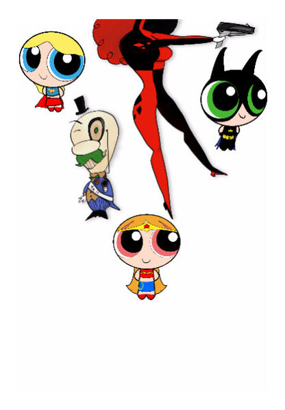 Wall Art, Powerpuff Halloween