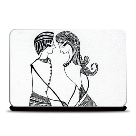 Ink Art (Couple) Laptop Skins