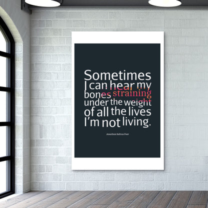 Different Lives - Inspirational  Wall Art
