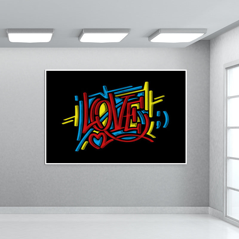 love graffiti Wall Art