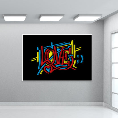 love graffiti Wall Art