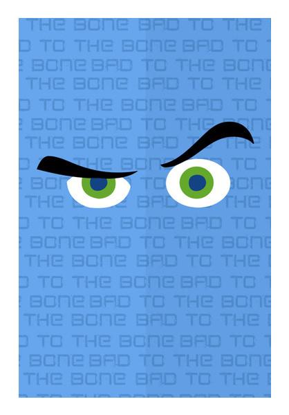 PosterGully Specials, BAD TO THE BONE! Wall Art