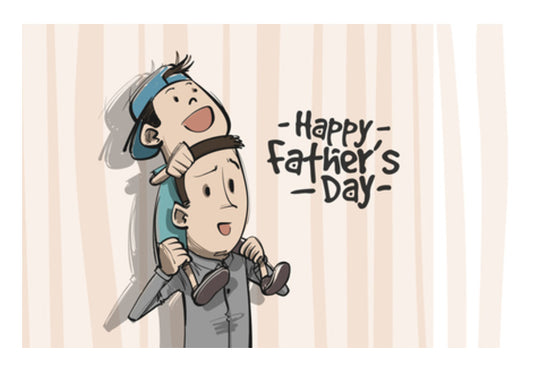 Son With Father Love Fathers Day | #Fathers Day Special  Wall Art