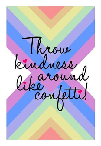 PosterGully Specials, Spread love Kindness love poster qoute Wall Art