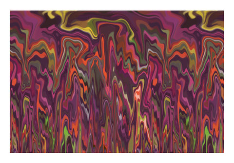Colorful Abstract Psychedelic Art Print Background Wall Art