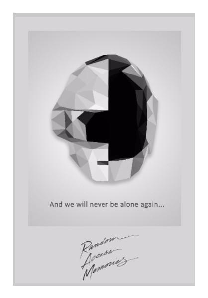 PosterGully Specials, Daft Punk Instant Crush Wall Poster