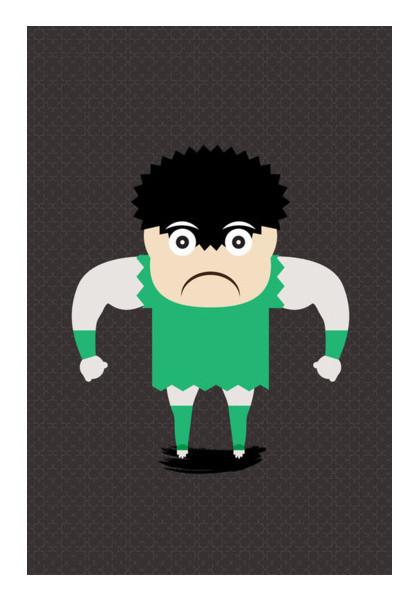 PosterGully Specials, Little boy angry face Wall Art