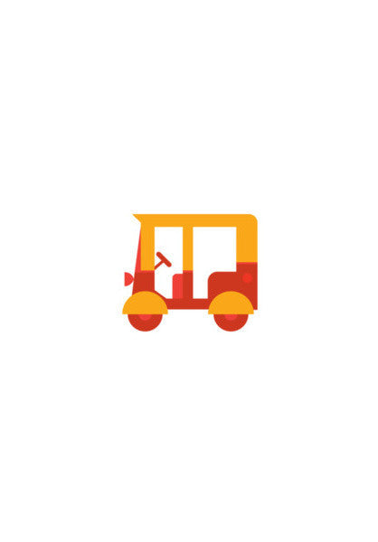 Auto Rickshaw Illustration Art PosterGully Specials