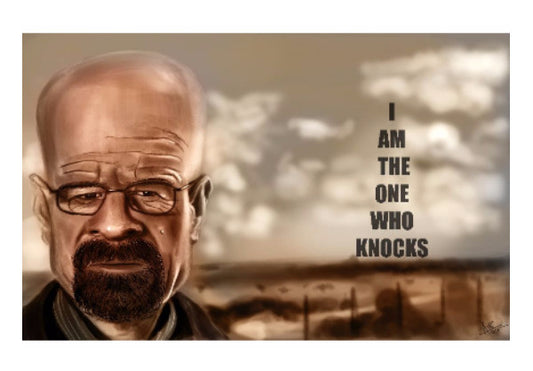 Wall Art, Breaking Bad Walter White Caricature