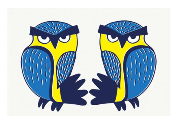 PosterGully Specials, Crazy Owls Wall Art