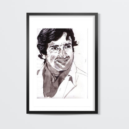 I smile, therefore I am, says Shashi Kapoor Wall Art