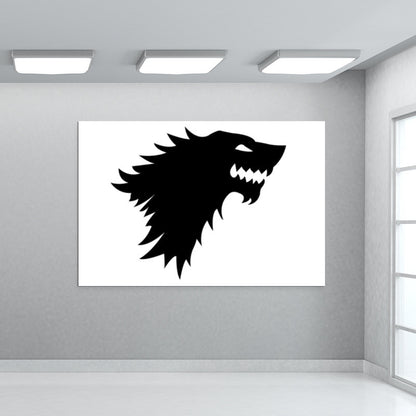 Game Of Thrones, Starks, Winter Is Coming, Direwolf, John Snow Wall Art