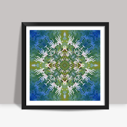 Kaleidoscope Mandala Abstract Design Square Art Prints