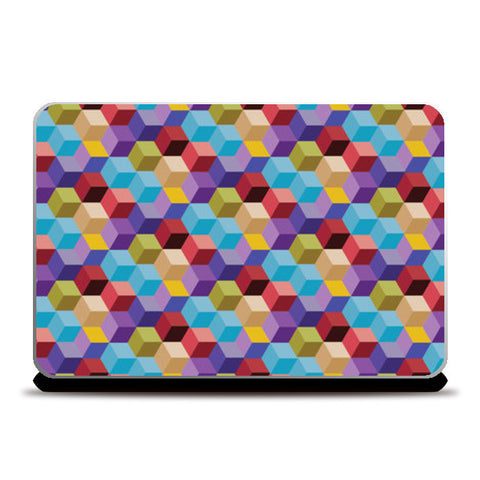 Cubicle Pattern Laptop Skins
