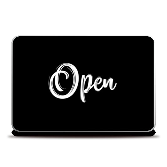 Open Laptop Skins